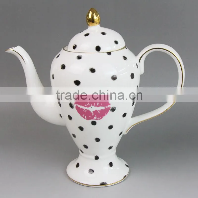 ceramic pink arabian coffee pot, flower pot coffee cup, coffee pot for one person