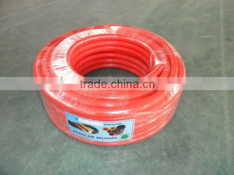 pvc welding hose , gas cutting hose,bule and red color ,high preuusre hose