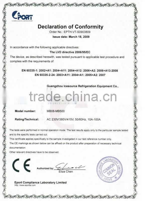 Commercial automatic ice machine evaporator for sale