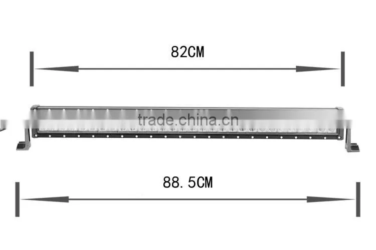 Factory price led light bar 31.5",double row 180w led work light bar, high intensity 11250 180w led truck light bar