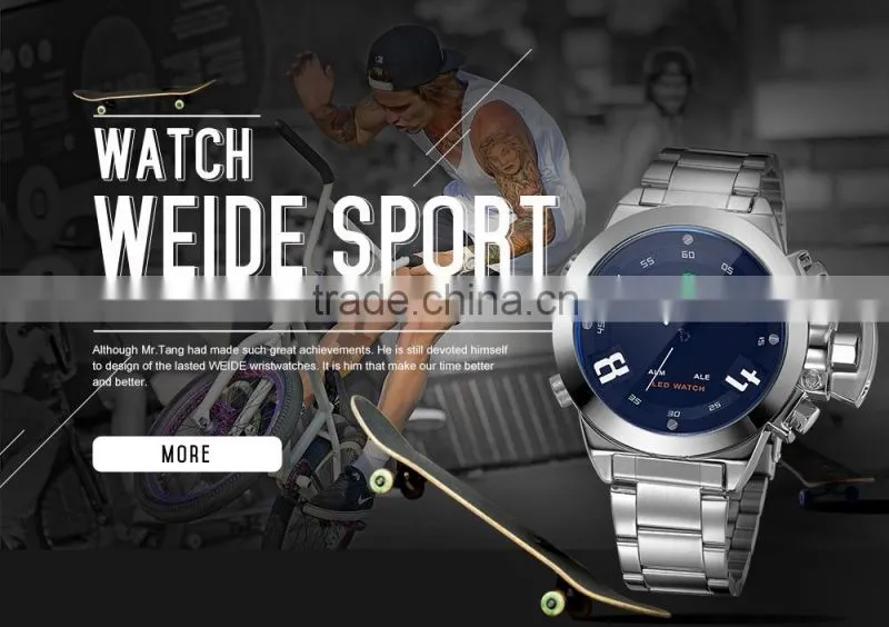 2015 Best Watch Stainless Steel Caseback Japan Movement WatchCheap Men Watch Wrist Watch WH1008-1C