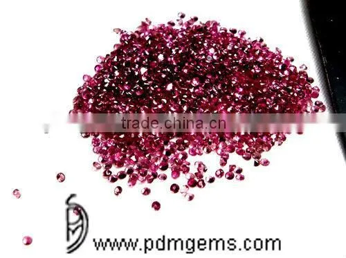 Pink Tourmaline Round Cut Faceted Lot For Jewellery From Wholesaler