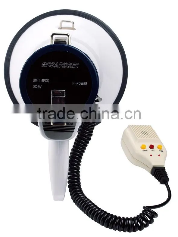 DC 9V 20w megaphone with black/white color