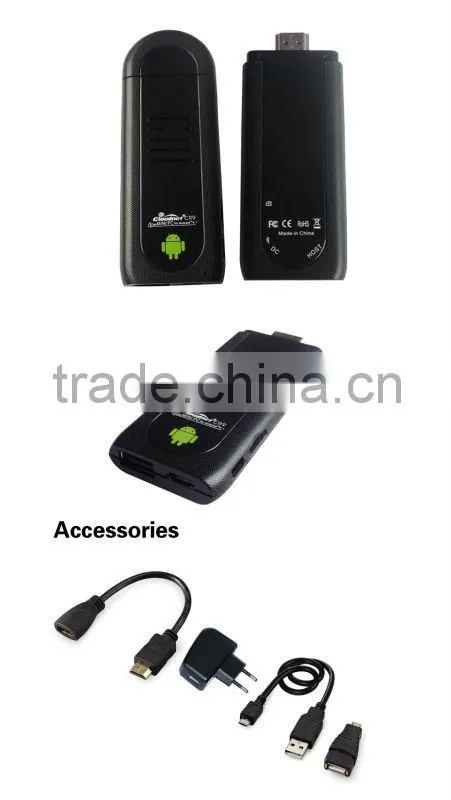 High Quality Cloudnetgo CR9 Android Smart MINI PC with Wifi Miracast DLNA 2GB DDR3 8GB Memory Flash fanless mini pc
