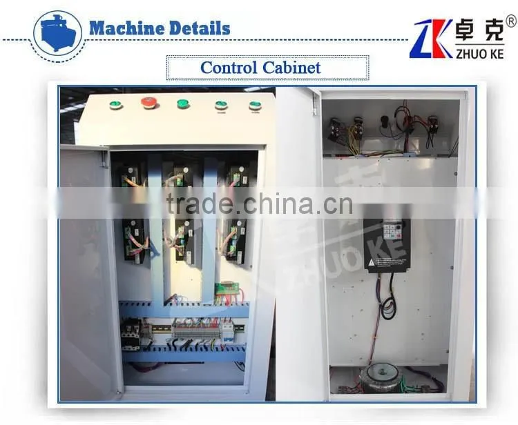 4 Axis 600MM High Z-Axis Stone CNC Carving Machine For Tombstone ZK-1325 With PCI NcStudio Control System