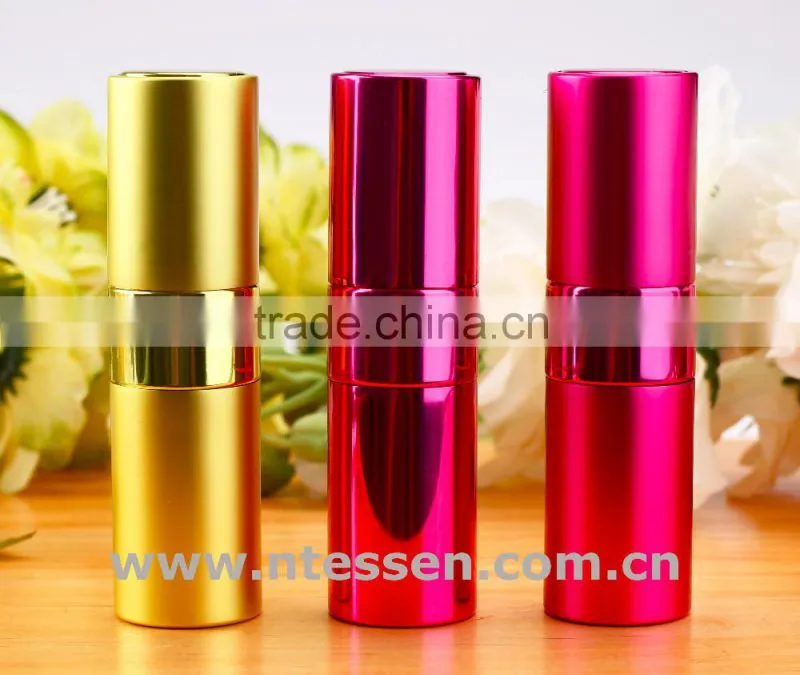 15ml Colorful Refillable Twist Up Aluminium Perfume Atomizer