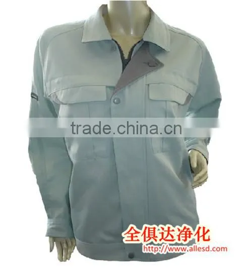 Blue Color Clean Room Antistatic Jackets