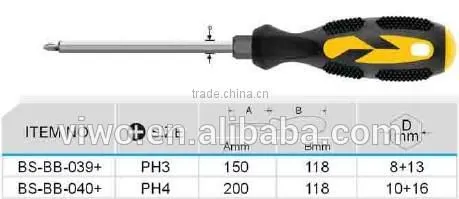 Phillips with bolster screwdriver