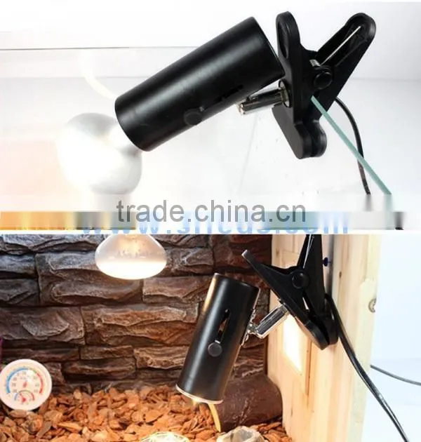 Matal Adjustable Temperature Control Lamp Holder E27 Base Turtle Heating Lamp Holder