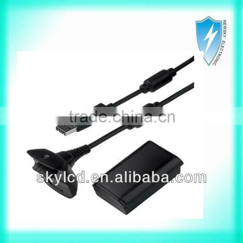 for xbox360 battery pack&chargeable cable