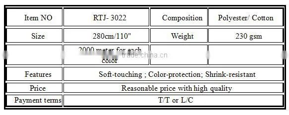 Jacquard 280cm Polyester cotton waffel design t/c fabric for table cloth, Curtain livingroom window