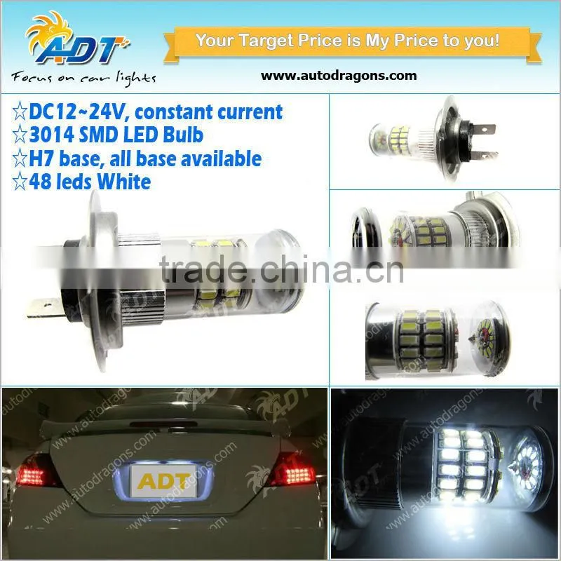 48SMD Fog Light Car Led Bulb H4/H7/H8/H11/9005/9006 White