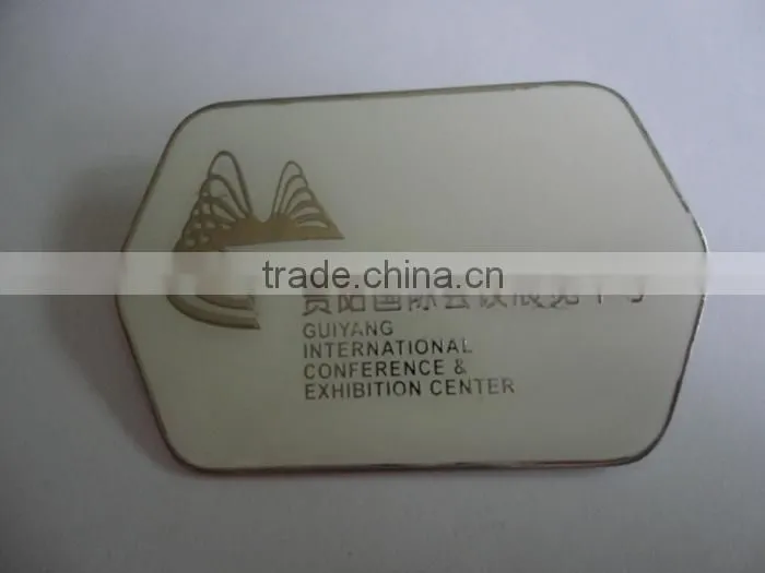 custom company name button badge