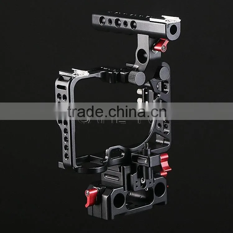 For S ony A7RII A7sII CAME-TV Camera Rig 15mm Rod System