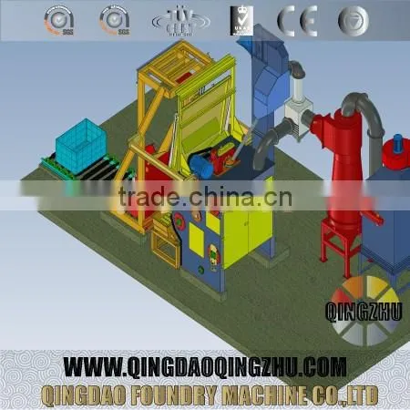 Rubber Belt Type Shot Blast Cleaning Machine/Shot Blast Cleaning Equipment Price