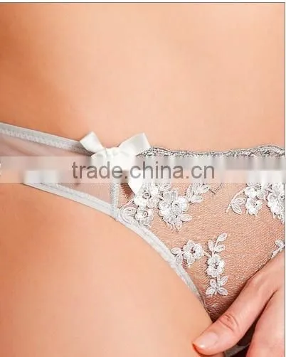 women underwear embroidery mesh low rise hipster panty