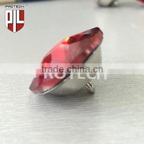 25mm red upholstery crystal buttons for bed manufacturing