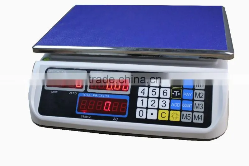 LED display ACS Pricing scale with CE