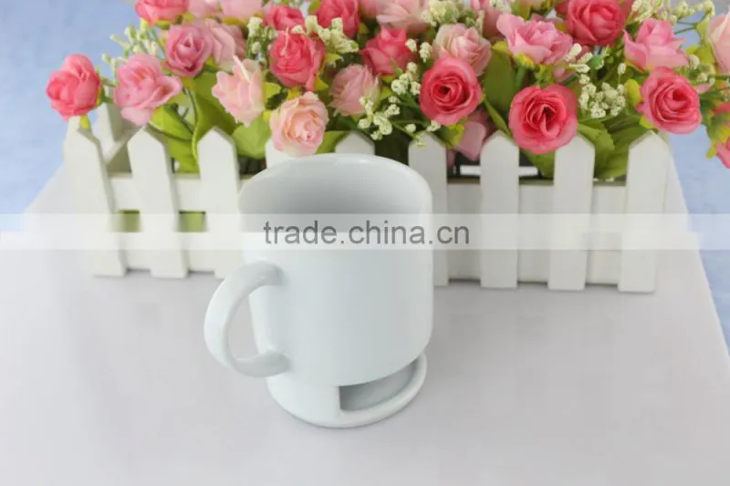 white biscuit ceramic mug/cookie sublimation cup/ novelty design children's favourite biscuit mug