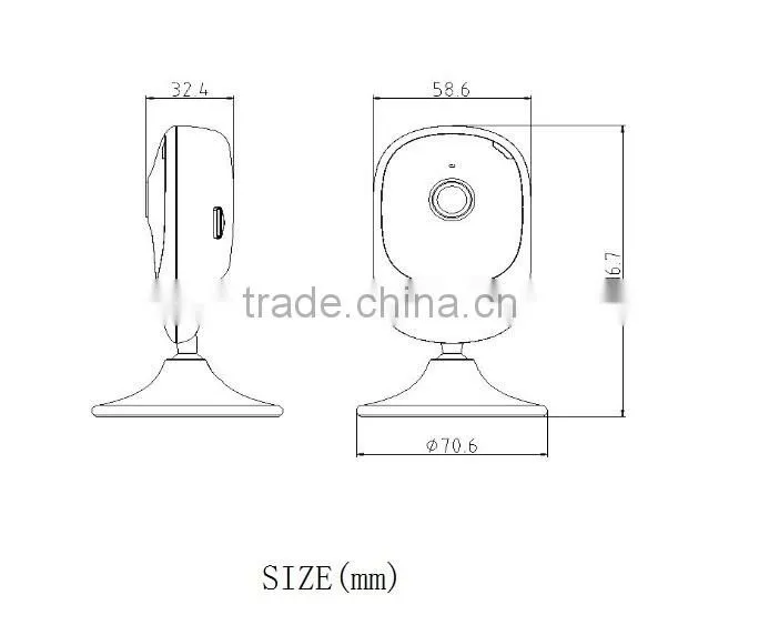china brand wireless spy camera wifi DS-2CD1401FD-IW wholesale