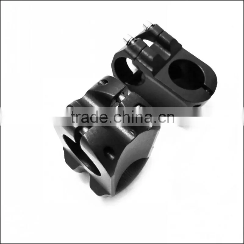 Competition-grade aluminum mountain road bike stem 45mm fork tube short riser handlebar bicycle accessories