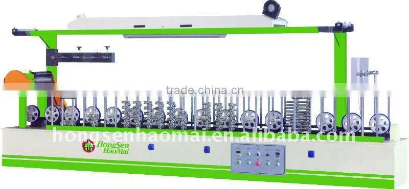 Curved surface Coating machine (frictioning and rolling coating)