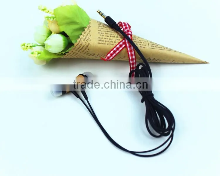 Wooden Earphones ,Custom Earphones In Bulk,Hot Sale Earphone