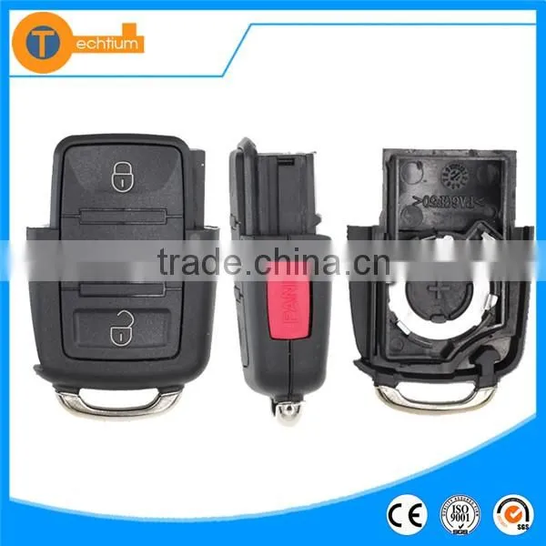 Replacement car key case house without key blade 3 button remote key cover blank shell for VW jetta 6 mk6 mk5 T5 Polo golf