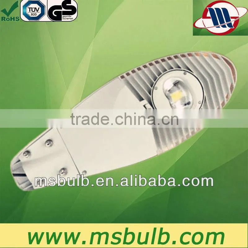 manufacturer direct offer 1*50w/80w LED streetlights 7200lm die-casting aluminum&toughened glass