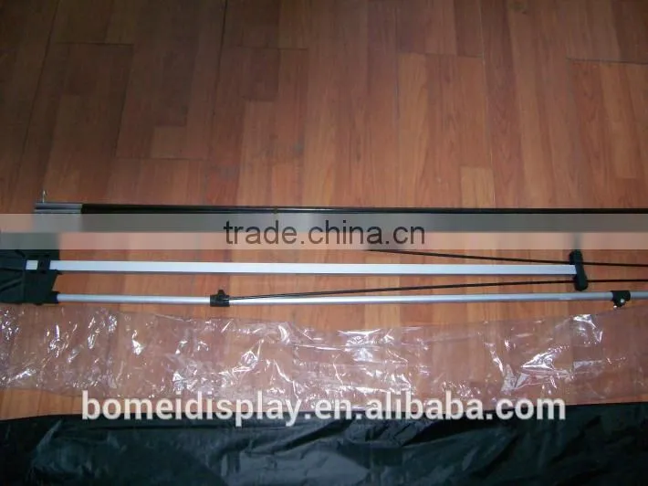 Portable stable steel material x banner stand system