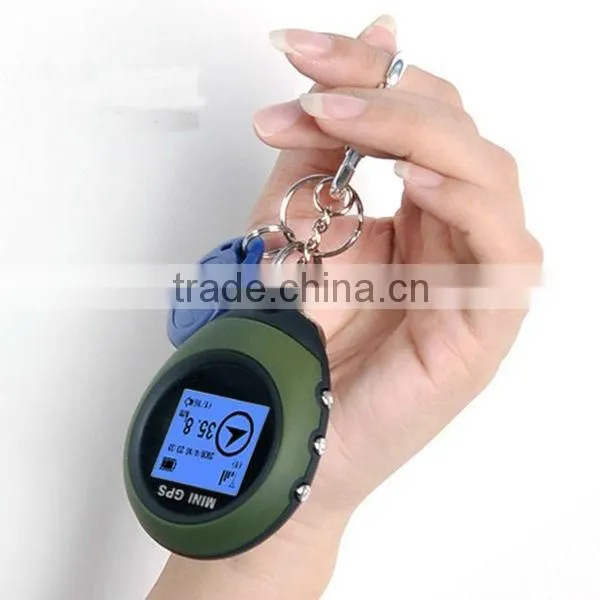 Personal Mini GPS Tracker Location Finder with Display Screen and Keychain