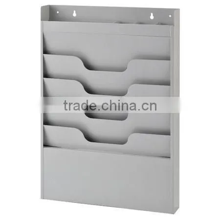 5-Tier Wall Mounted Magazine Rack