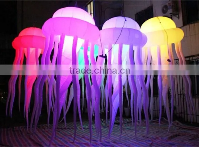 Stage decoration LED jellyfish inflatables inflatable decorating jellyfish balloon