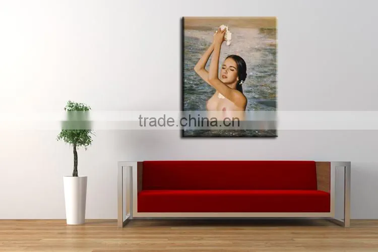 Bedroom beautiful sex chinese girl nude painting