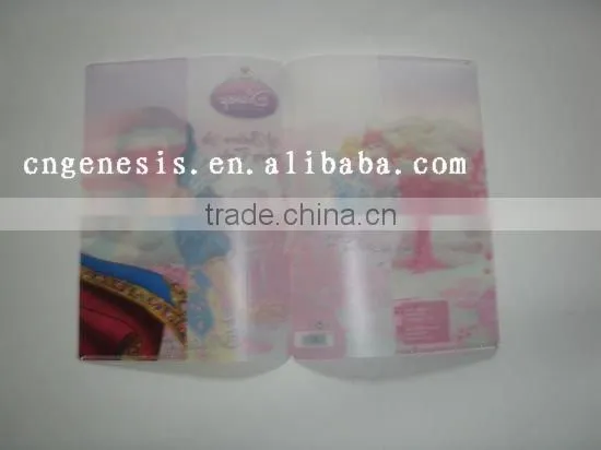 School easy use color PVC book protector/Plastic school book cover / PVC waterproof notebook cover wholesale