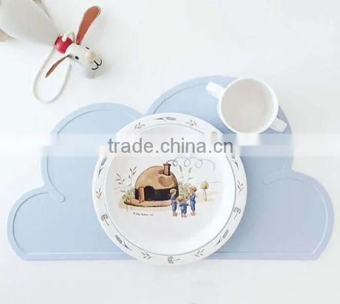 Dinnerware Table Mat Washable Children Silicone Portable Mat