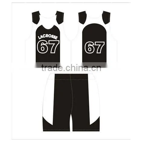 Printed Kids Lacrosse Pinnies Lacrosse Uniform