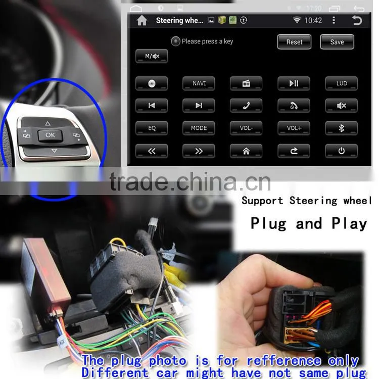 Pure android Car DVD for Skoda Octavia 2013 2014 A5 with Pure android 4.4 dual Core CPU:1.6G RAM:1G WIFI 3G audio video player