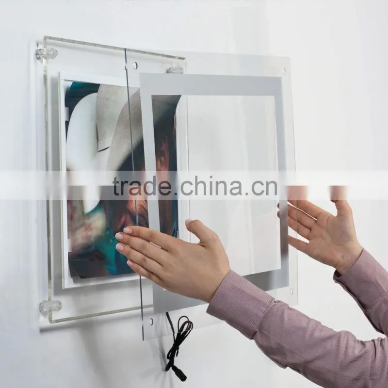 acrylic led light photo frame