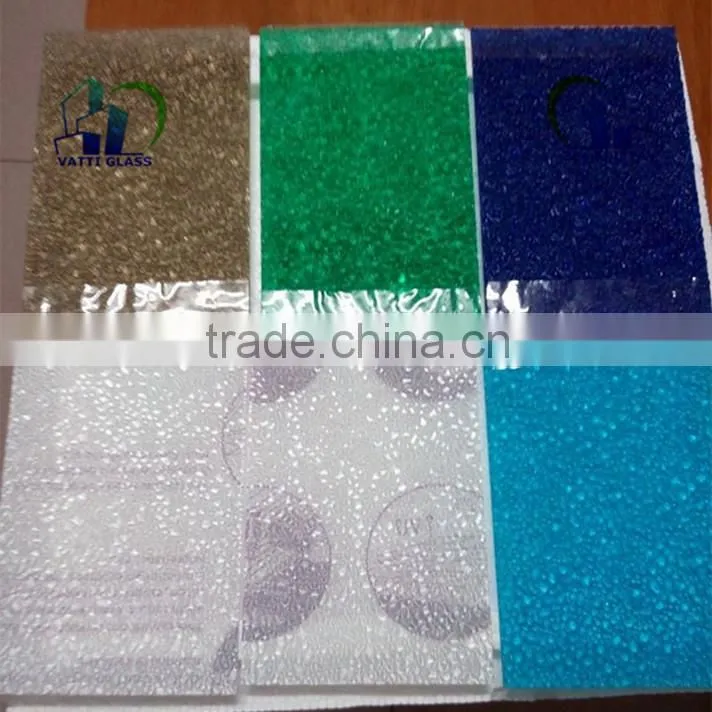decorative patterned glass panels modern glass paintings diamond embossed glass