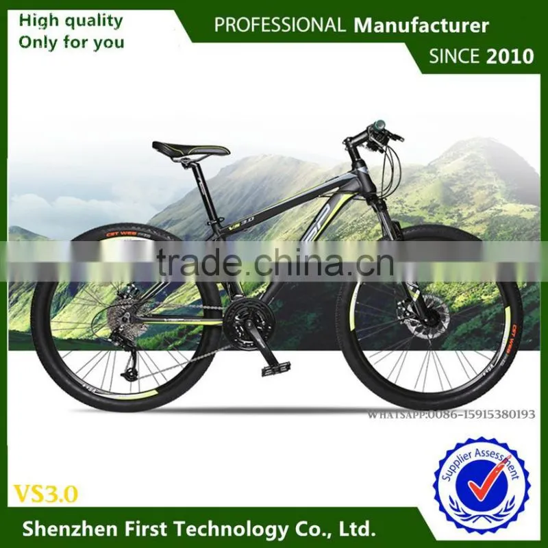 VISP 26" Wheel Size Aluminum Alloy Fork Material Mountain Bike Factory Price Customized