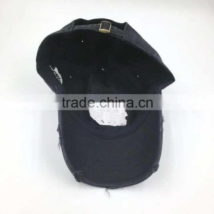 Wholesale unconstructed brushed cotton washed baseball cap