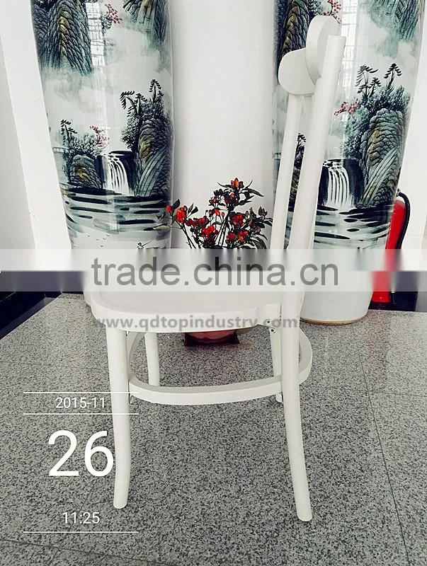 Stackable Beech White Tuscan Chair