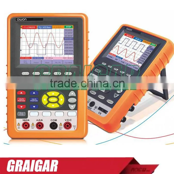 OWON HDS1022M-N Handheld Storage Oscilloscope Multimeter 2 Channel 20 MHz Scopemeter 100 MSa/s