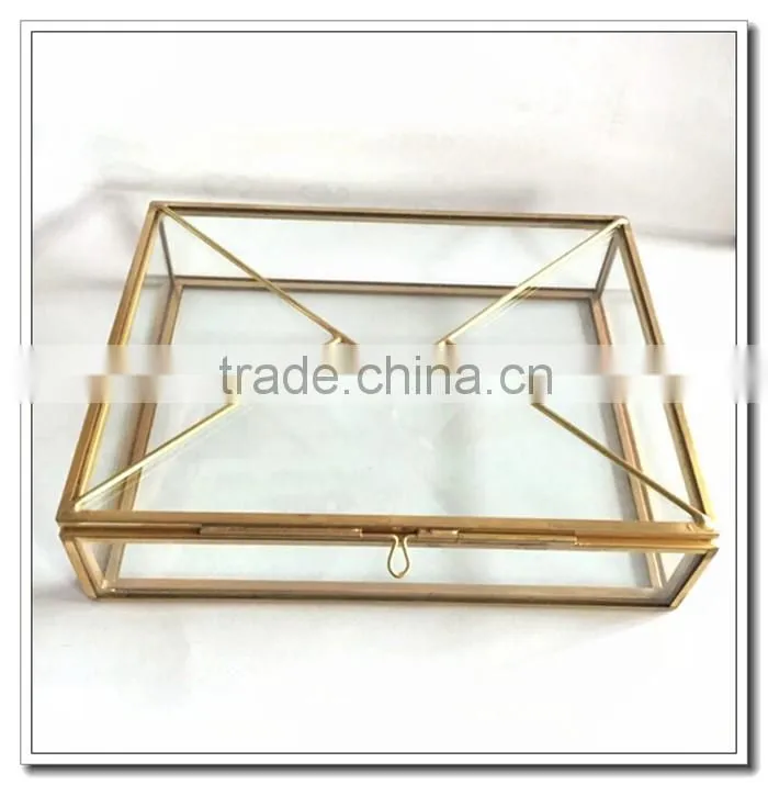 A~~ Air Plant Holder Sculpture Terrarium: big diamond shape geometric hanger planter>< air plant glass geometric terrarium gold