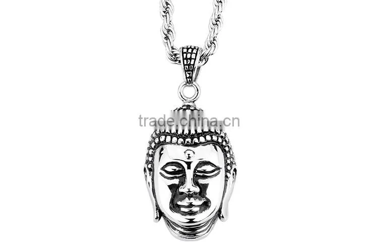 Best sell fashion design hot stainless steel buddha pendant
