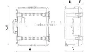 Plastic Tool case with handle