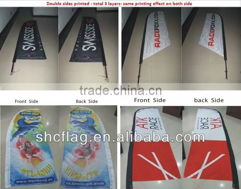 Colorful Marketing Campaign Feather/Beach Flags