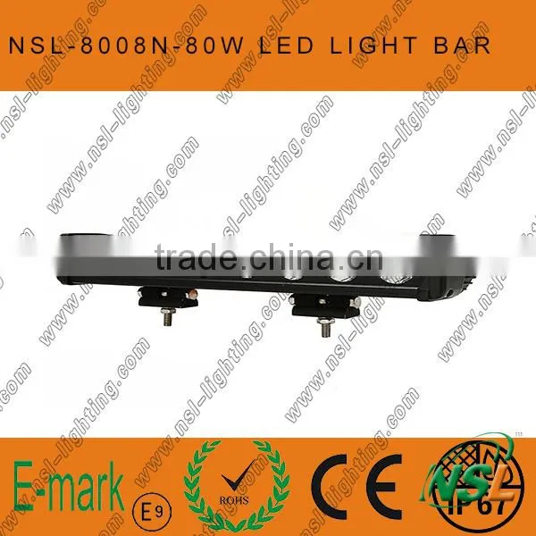 15inch 80watt C REE LED fog light/LED light bar for ATV SUV track