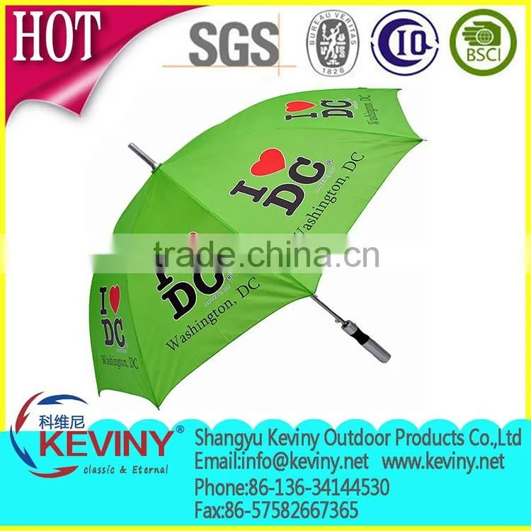 bumbershoot printing umbrella straight auto open cheap umbrella